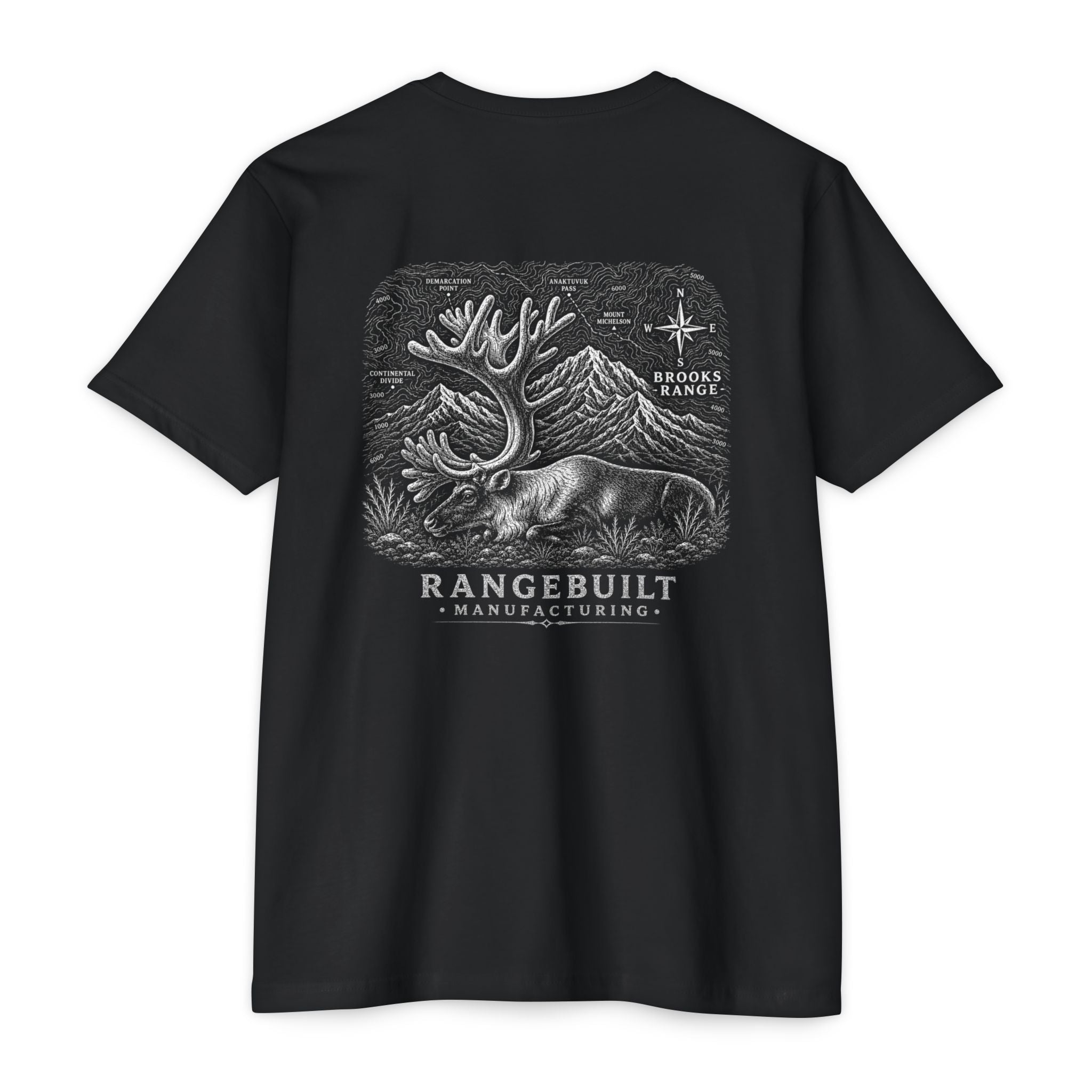 RangeBuilt Caribou Tshirt Black